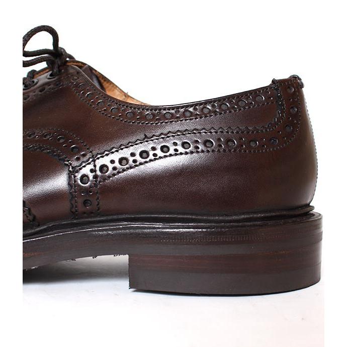 Tricker's トリッカーズ M5633 バートン カントリーシューズ ウィングチップ エスプレッソ（ダークブラウン） ダイナイトソール スムースレザーの画像