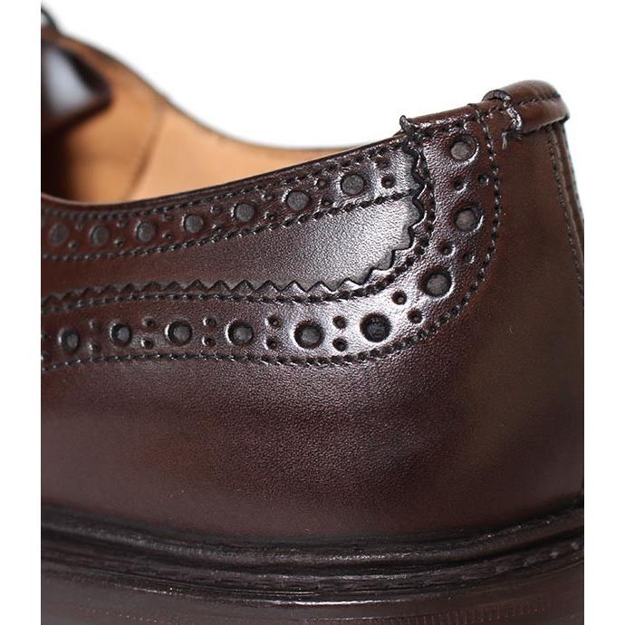 Tricker's トリッカーズ M5633 バートン カントリーシューズ ウィングチップ エスプレッソ（ダークブラウン） ダイナイトソール スムースレザーの画像