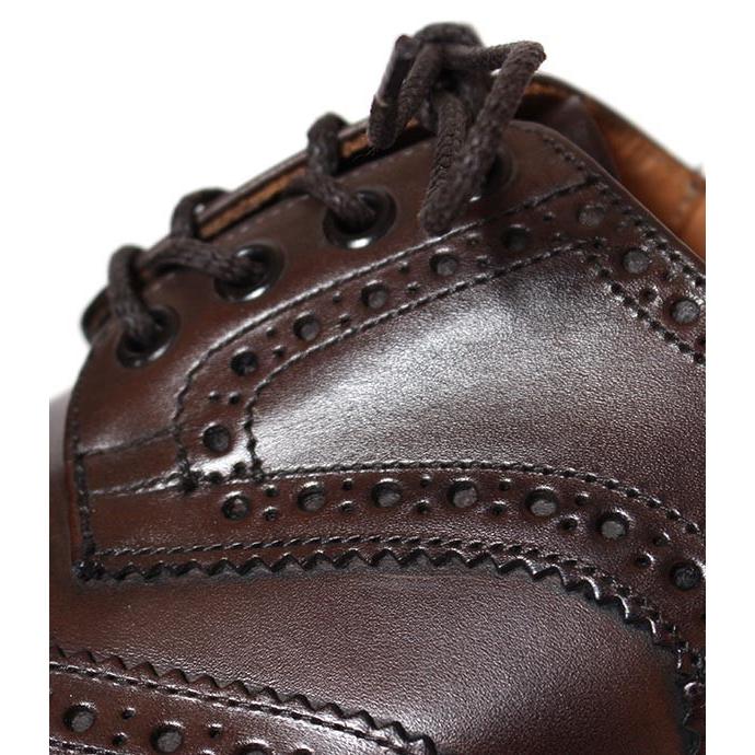 Tricker's トリッカーズ M5633 バートン カントリーシューズ ウィングチップ エスプレッソ（ダークブラウン） ダイナイトソール スムースレザーの画像