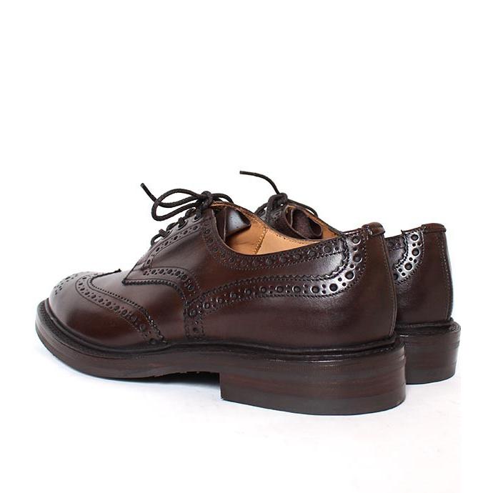 Tricker's トリッカーズ M5633 バートン カントリーシューズ ウィングチップ エスプレッソ（ダークブラウン） ダイナイトソール スムースレザーの画像