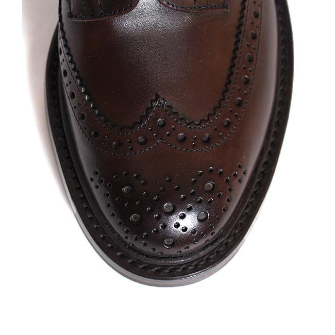 Tricker's トリッカーズ M5633 バートン カントリーシューズ ウィングチップ エスプレッソ（ダークブラウン） ダイナイトソール スムースレザーの画像