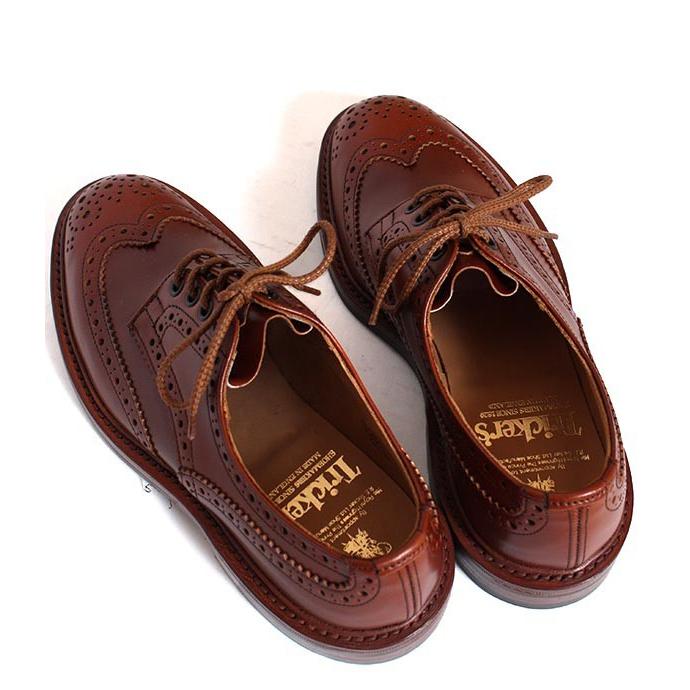 Tricker's M5633 トリッカーズ　バートン　ブラウン 7.5 M5633 Tricker's/トリッカーズ バートン カントリーシューズ
