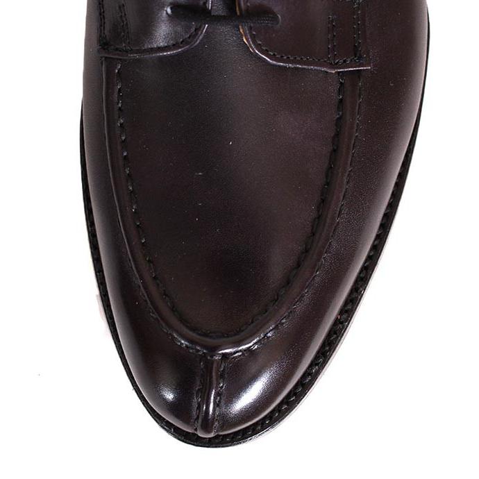 Tricker's トリッカーズ 8126 Uチップ 外羽根仕様 ブラック ミュージアムカーフの画像