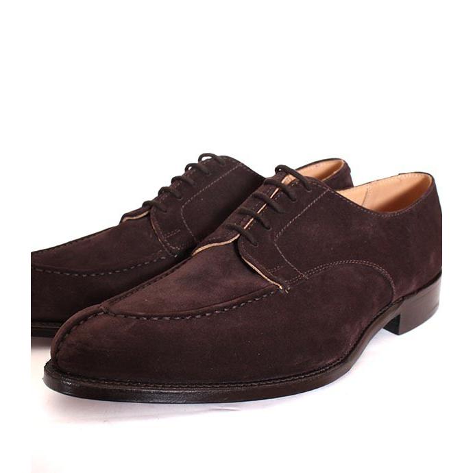 Tricker's トリッカーズ 8126 Uチップ 外羽根仕様 ブラウン(COFFE) カーフスエードの画像
