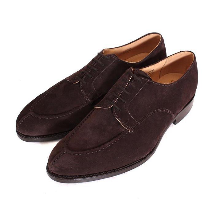 Tricker's トリッカーズ 8126 Uチップ 外羽根仕様 ブラウン(COFFE) カーフスエードの画像