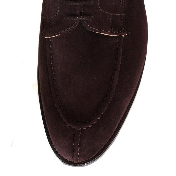 Tricker's トリッカーズ 8126 Uチップ 外羽根仕様 ブラウン(COFFE) カーフスエードの画像