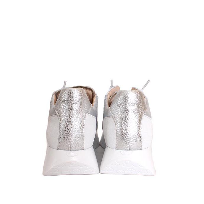 wondersワンダース 2464 レザースニーカー スリッポン 厚底