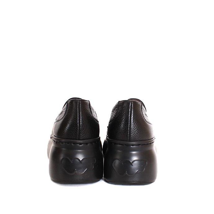 wondersワンダース 2620 スリッポン 厚底シューズ ローファー 