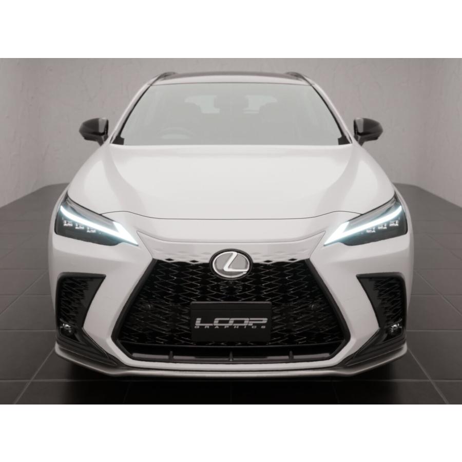 ループグラフィクス アレックスグリル LEXUS NX F SPORT AZ20型専用 ※純正ボディ近似色塗装済 NEW RXタイプフロント ...
