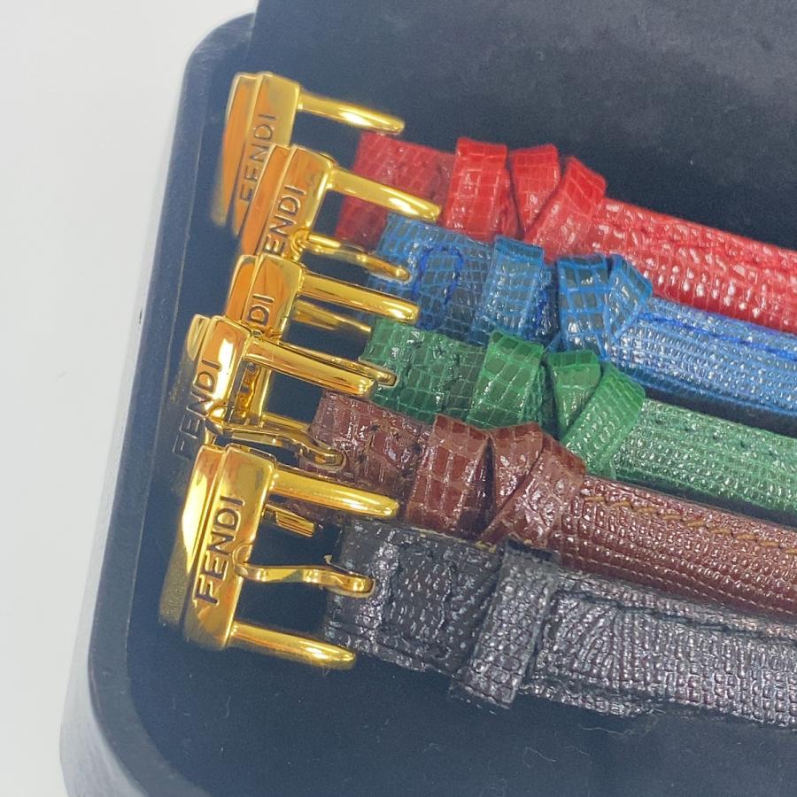 FENDI（フェンディ） 美品 ヴィンテージ チェンジベルト ブラック