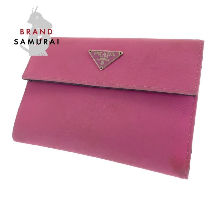 ポイント10倍 Prada プラダ ピンク ブラック ポコノ テスート ナイロン レザー 二つ折り 財布 折財布 レディース 中古 Brand Samurai 通販 Yahoo ショッピング バーゲン Kpiss Fm