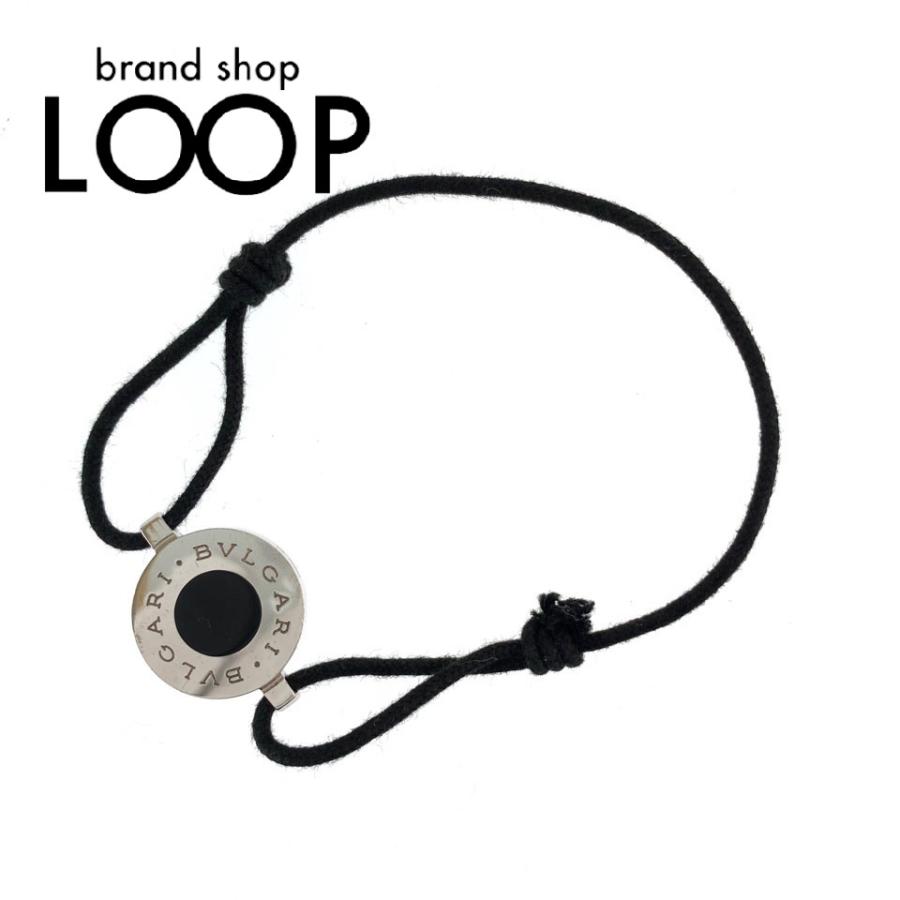 お買い求めしやすい価格 Bvlgari ブルガリ ブルガリ ブルガリ シルバー ブラック シルバー ブレスレット メンズ 1067 中古 訳ありセール格安 Www Skylanceronline Com
