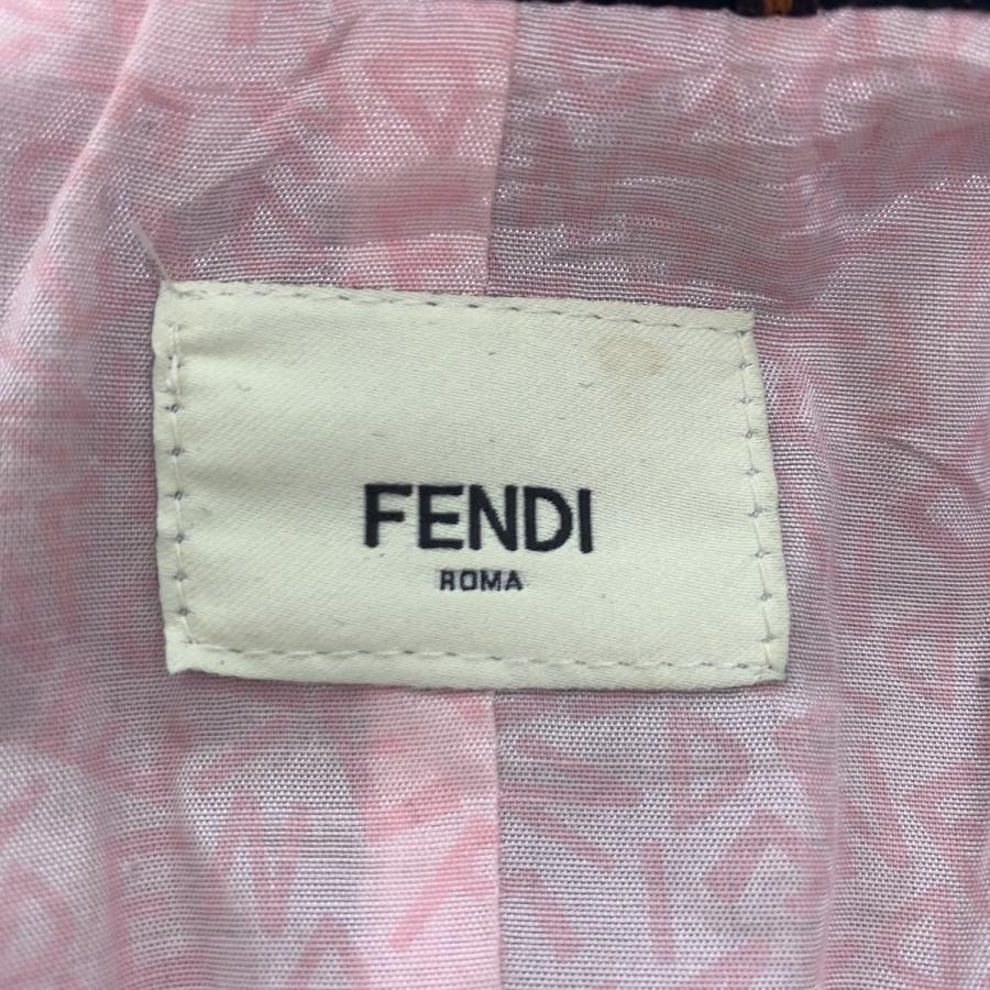 美品 FENDI フェンディ サイズ表記12 ブラック ウール/レーヨン ピーコート フリルコート セミロングコート ハーフコート キッズ 102260 | FENDI | 05