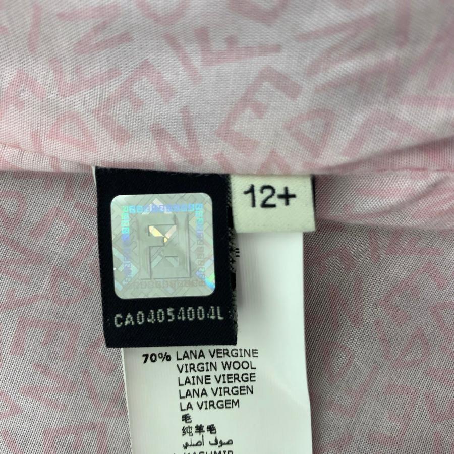 美品 FENDI フェンディ サイズ表記12 ブラック ウール/レーヨン ピーコート フリルコート セミロングコート ハーフコート キッズ 102260 | FENDI | 09