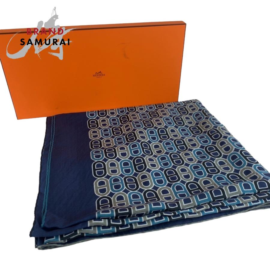 正規店仕入れの Hermes エルメス シェーヌダンクル柄 132cm 132cm ネイビー ブルー シルク 大判ストール 大判スカーフ レディース 中古 Brand Samurai 通販 Yahoo ショッピング 在庫一掃 Astro Livetestdemo Xyz