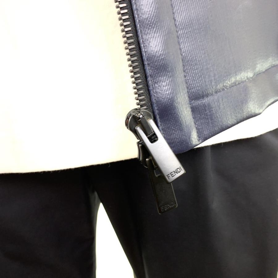 FENDI（フェンディ） 超美品 コーティングデニム ネイビー 紺色 デニム