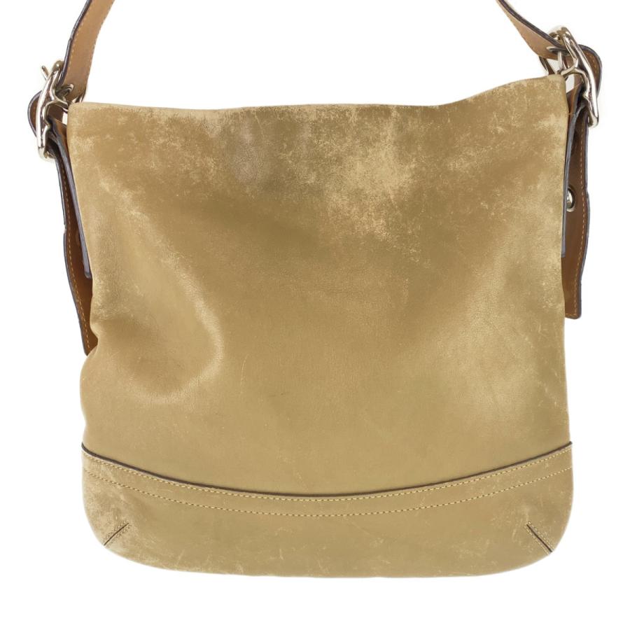 COACH（コーチ） 斜め掛け ベージュ ブラウン レザー 0893-F01415 斜め