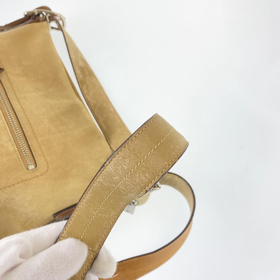 COACH（コーチ） 斜め掛け ベージュ ブラウン レザー 0893-F01415 斜め