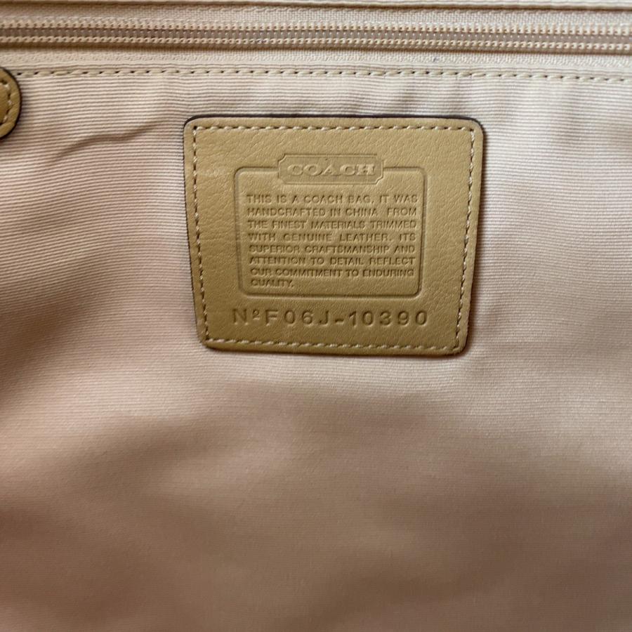 COACH（コーチ） シグネチャー ベージュ ゴールド キャンバス