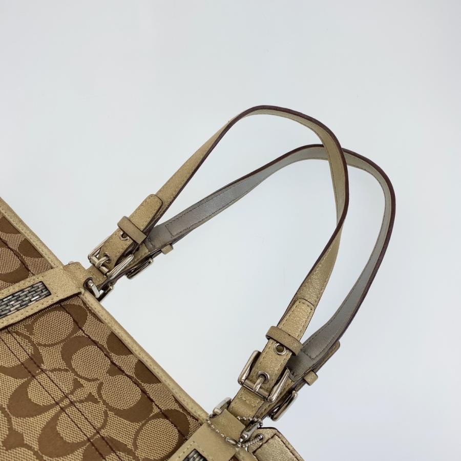 COACH コーチ シグネチャー ブラウン レザー/キャンバス G05J-8K52 トートバッグ ショルダーバッグ ハンドバッグ レディース 303814 | COACH | 02