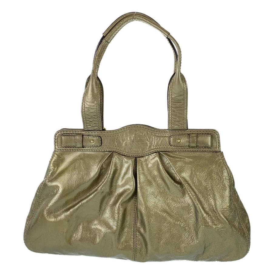 COACH（コーチ） 美品 ターンロック ゴールド エナメル A1069-13926 