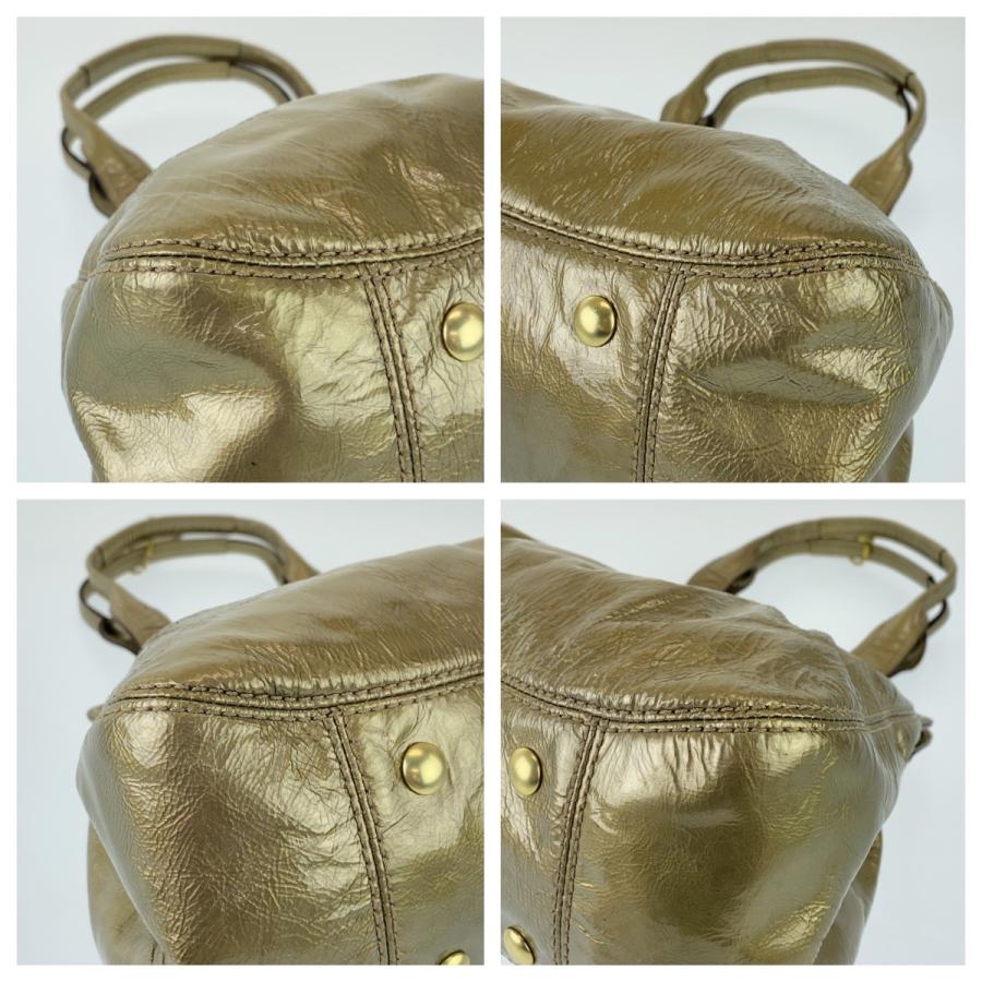 COACH（コーチ） 美品 ターンロック ゴールド エナメル A1069-13926 