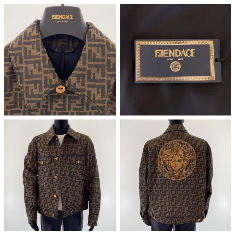 FENDI 希少 超美品 フェンディ FENDACE フェンダーチェ ズッカ柄 