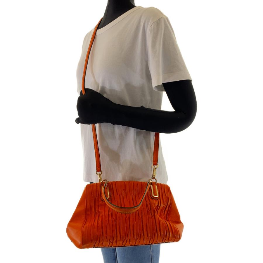 COACH（コーチ） マディソン オレンジ レザー M1394-30782 トート