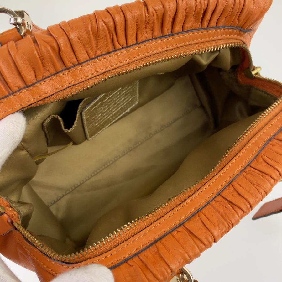 COACH（コーチ） マディソン オレンジ レザー M1394-30782 トート