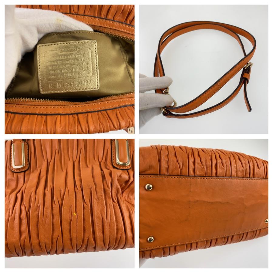 COACH（コーチ） マディソン オレンジ レザー M1394-30782 トート