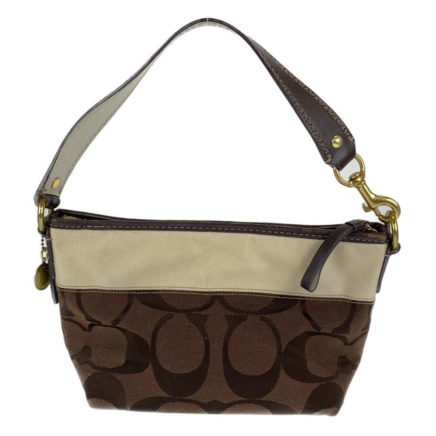 COACH（コーチ） シグネチャー ブラウン ベージュ キャンバス