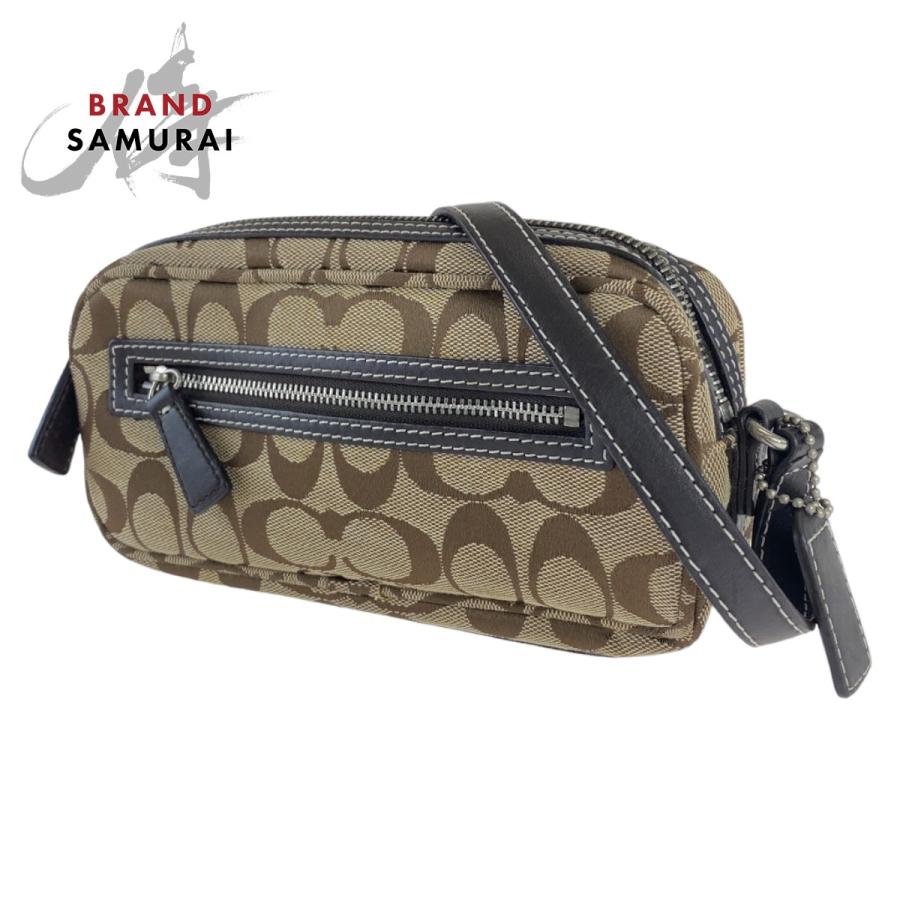 COACH（コーチ） シグネチャー ブラウン 茶 キャンバス 6073