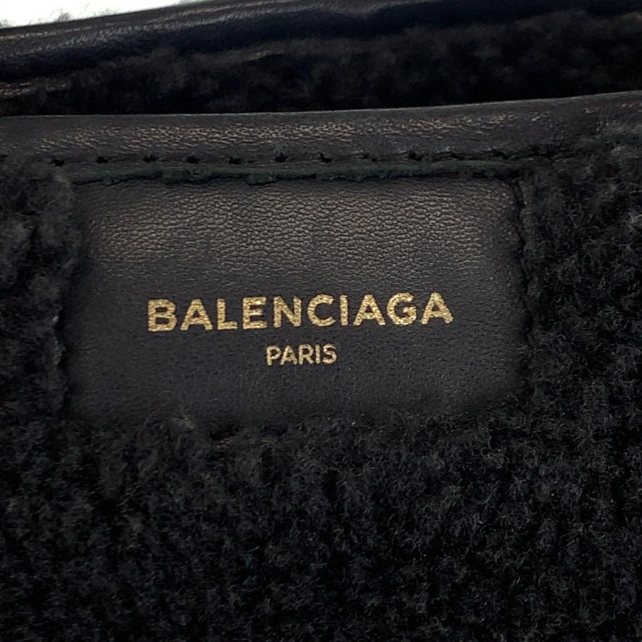 BALENCIAGA（バレンシアガ） 美品 バザールショッパー ブラック レザー