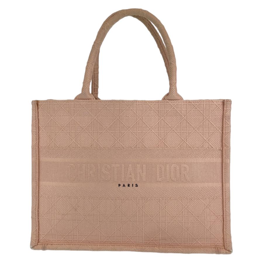 Dior ディオール カナージュ ブックトート ピンク 桃色 キャンバス 50 