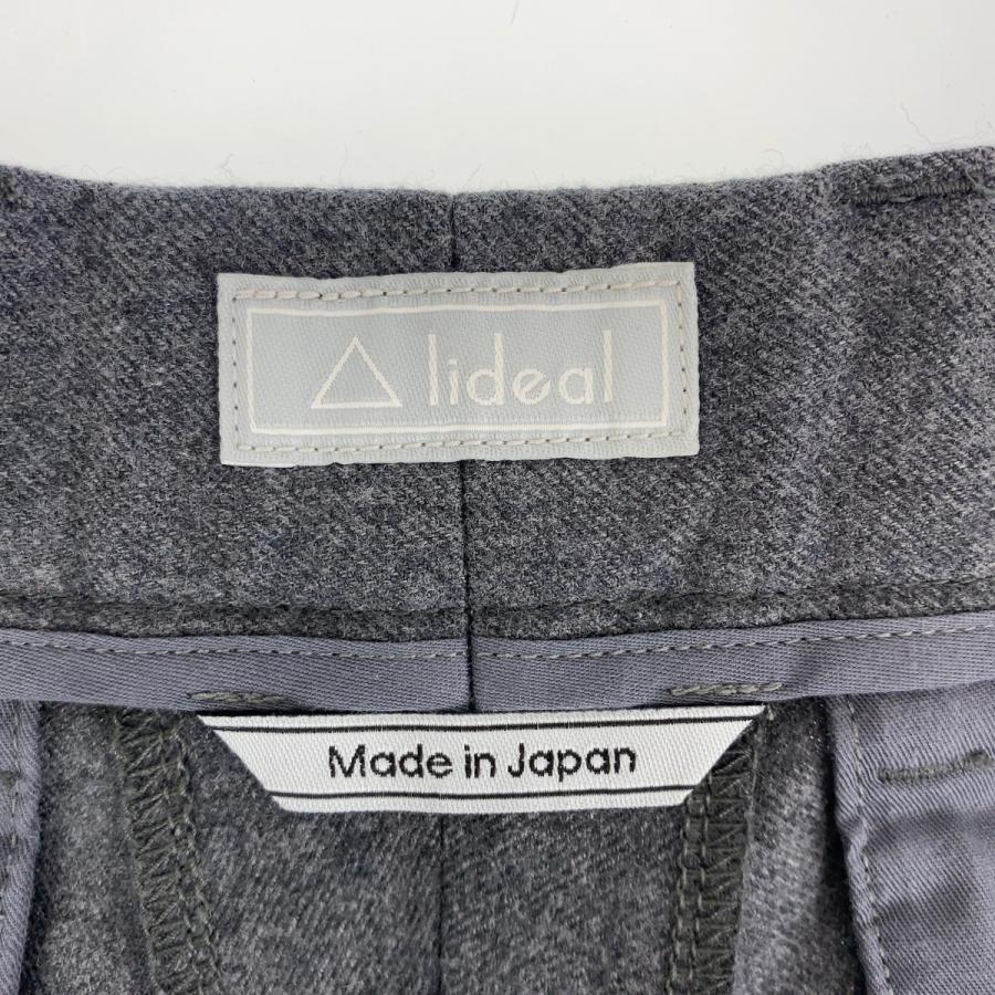 美品 lideal リデアル サイズ33 センタープリーツ グレー ウール ジョガーパンツ クロップドパンツ スウェット メンズ 403097 |  | 05