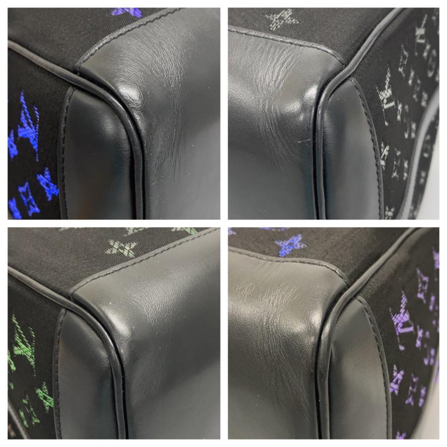 美品 LOUIS VUITTON ルイヴィトン モノグラムライトアップ キーポル バンドリエール50 ブラック 黒 M44770 ボストンバッグ 403179 | LOUIS VUITTON | 03