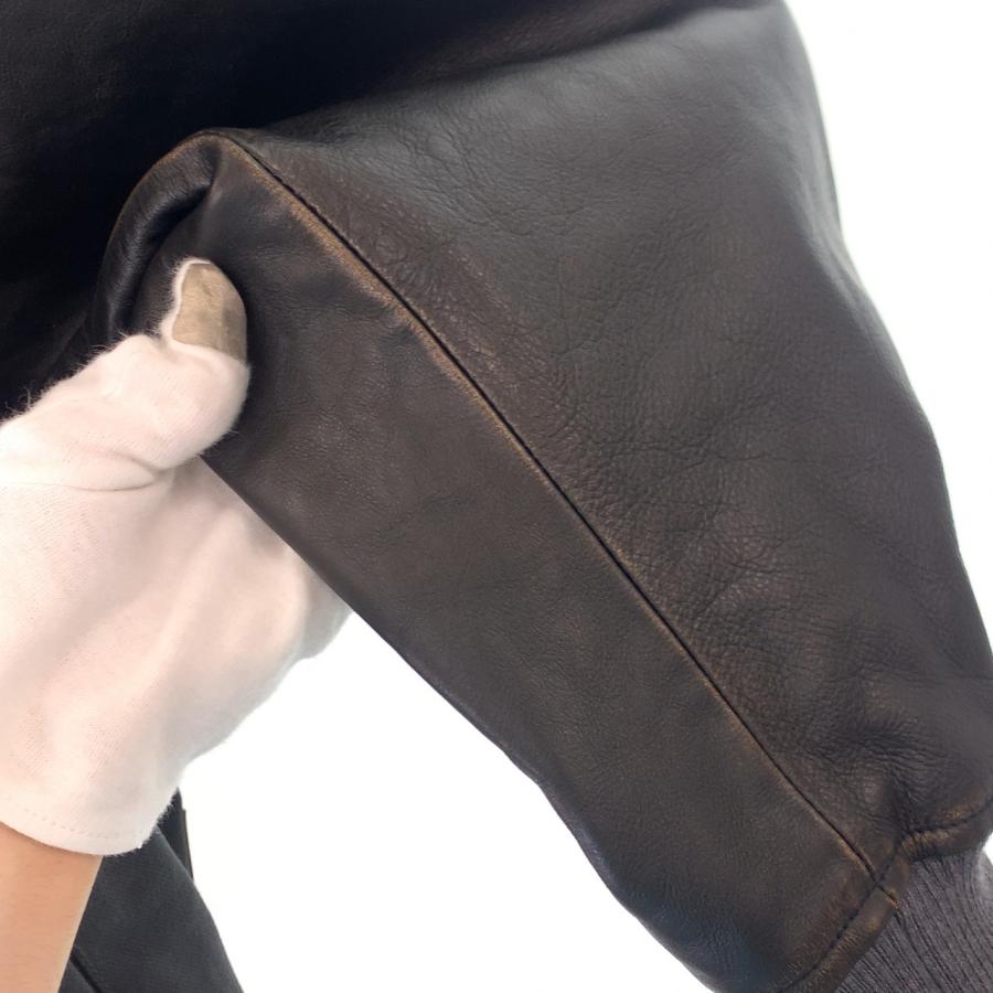 美品 ルイヴィトン ミックスキャンバスレザーボンバー バイカラー サイズ48 イエロー グレー スタジャン レザージャケット 403183 | LOUIS VUITTON | 05