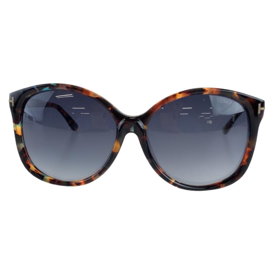 TOM FORD サングラス Alicia 52F 59□15 140 TOM FORD（トムフォード） Alicia ブラウン 茶 マーブル プラスチック