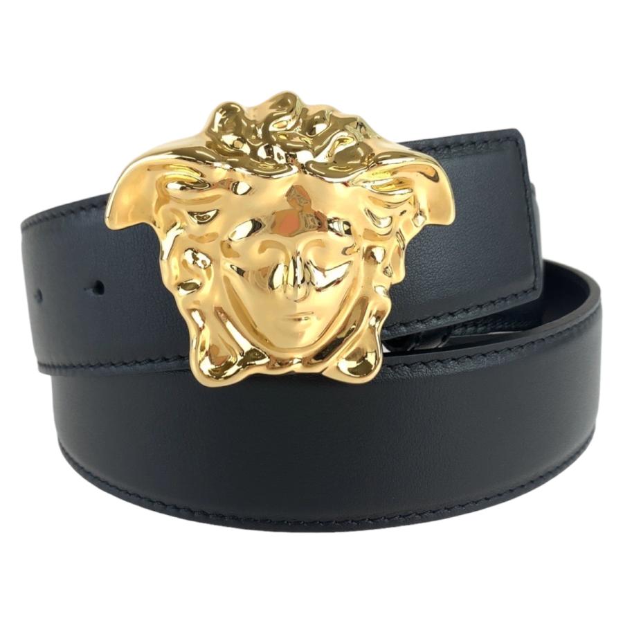 美品 VERSACE ヴェルサーチ メデューサ サイズ90/36 ブラック 黒