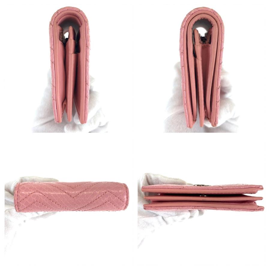 ⋟希少品⋞ / グッチ パイソンGGマーモントコンパクトウォレット 466492 GUCCI - ⋟希少品⋞ / グッチ パイソンGGマーモントコンパクト