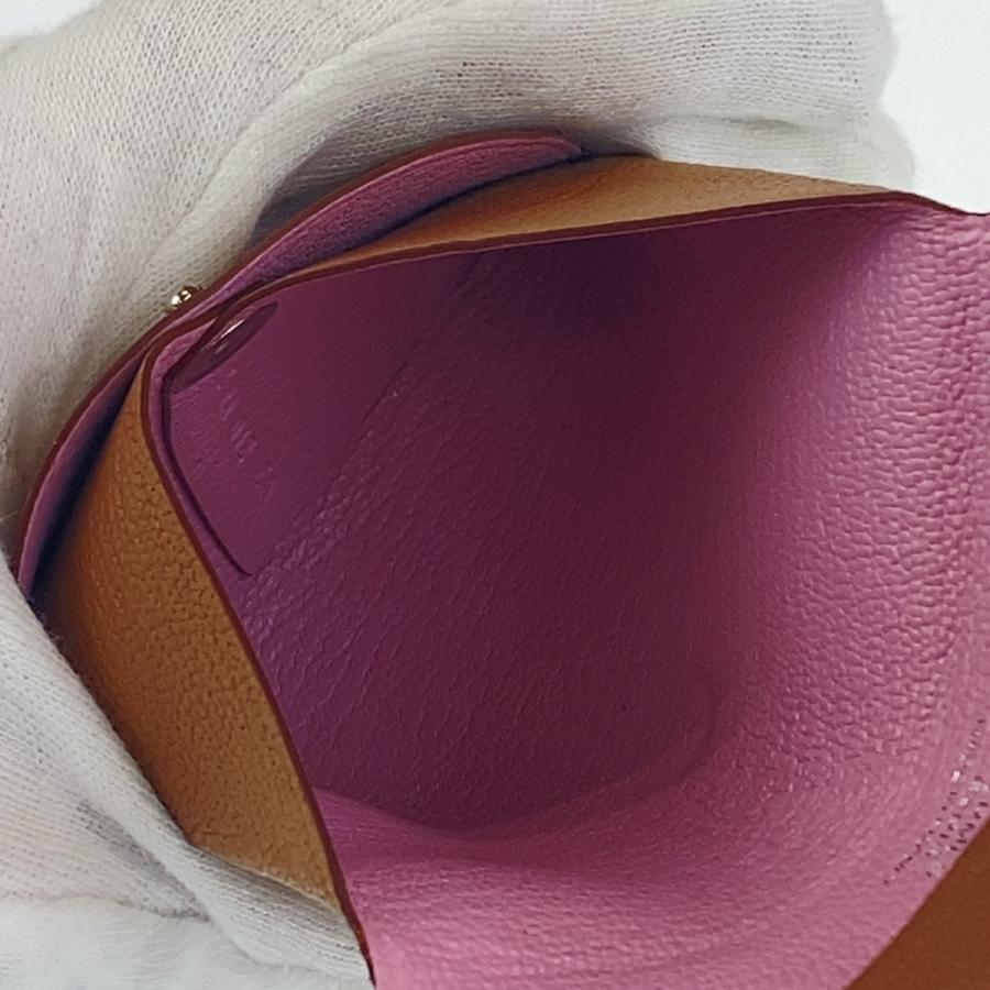 美品 HERMES バスティア ケブ ラチョ モーヴ シルベストル シェブルミゾル コインケース コンパクトウォレット Z刻印 レディース 403371 | HERMES | 03