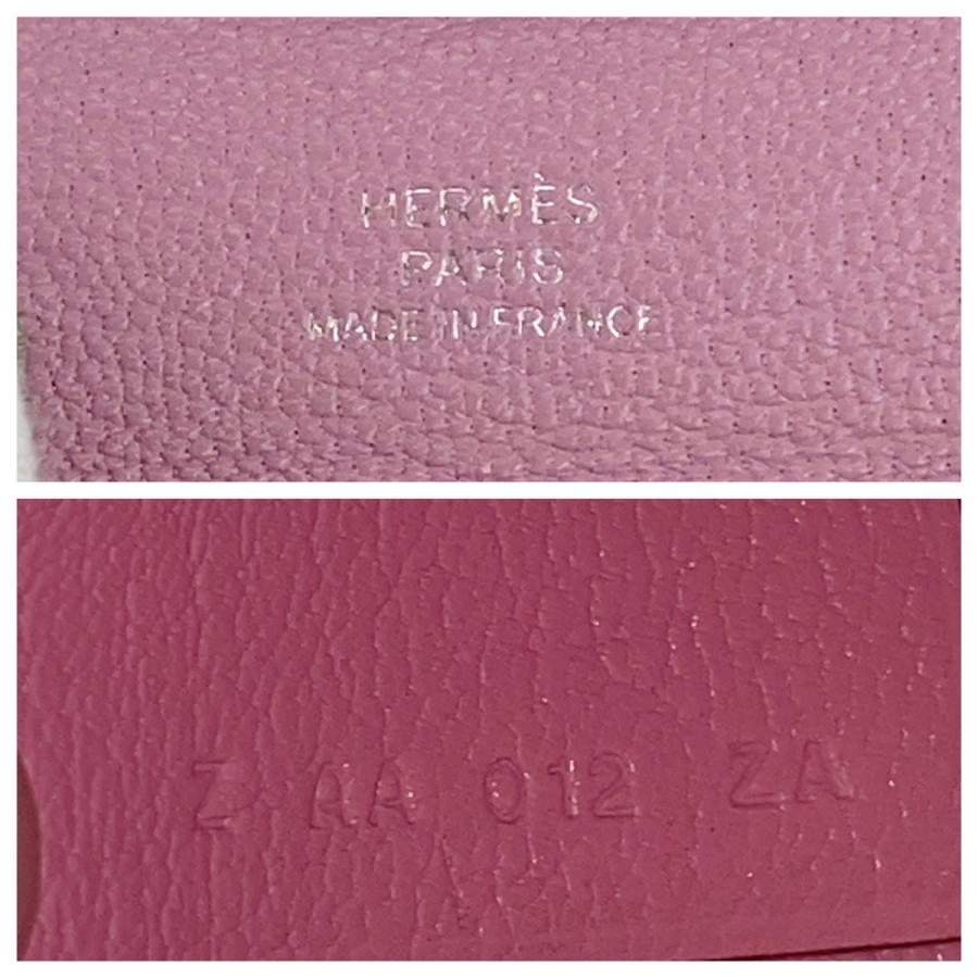 美品 HERMES バスティア ケブ ラチョ モーヴ シルベストル シェブルミゾル コインケース コンパクトウォレット Z刻印 レディース 403371 | HERMES | 04