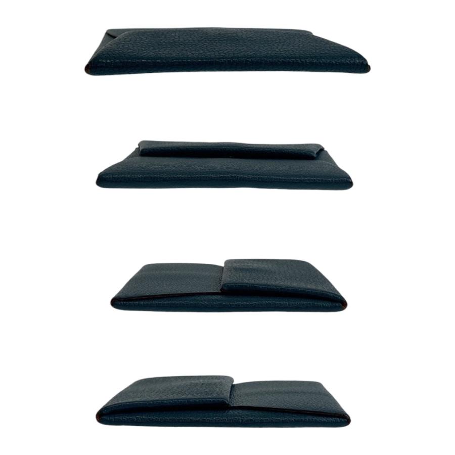 美品 エルメス バスティア ヴェルソ バイカラー ヴェールボスフォール ローズアザレ シェーブル コインケース 小銭入れ D刻印 403373 | HERMES | 04