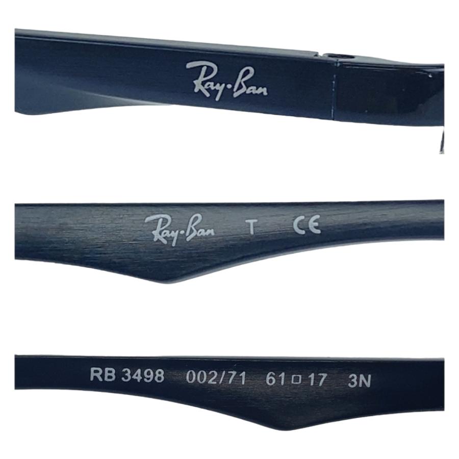 Ray-Ban レイバン ブラック マットブラック 黒 メタル プラスチック RB3498 002/71 61□17 3N サングラス メンズ 403456｜loopinc2019ys｜07