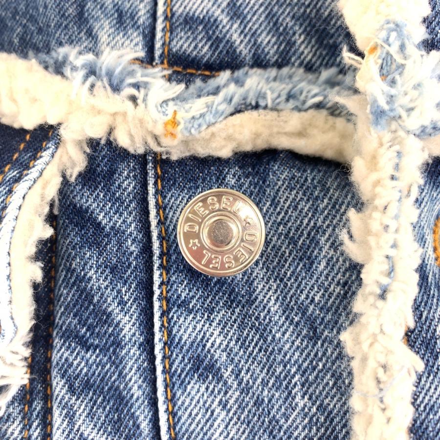 DIESEL（ディーゼル） 美品 ヴィンテージウォッシュ加工 裏ボア 中綿