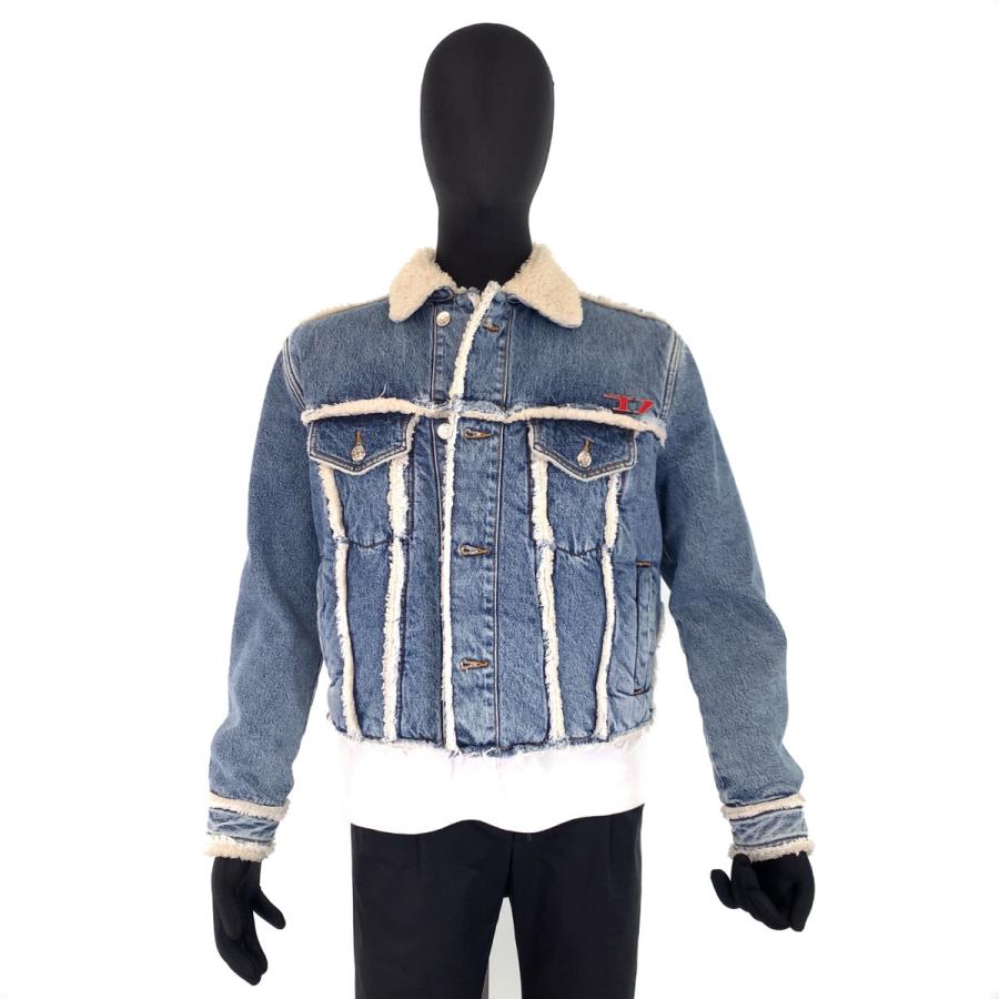 DIESEL（ディーゼル） 美品 ヴィンテージウォッシュ加工 裏ボア 中綿