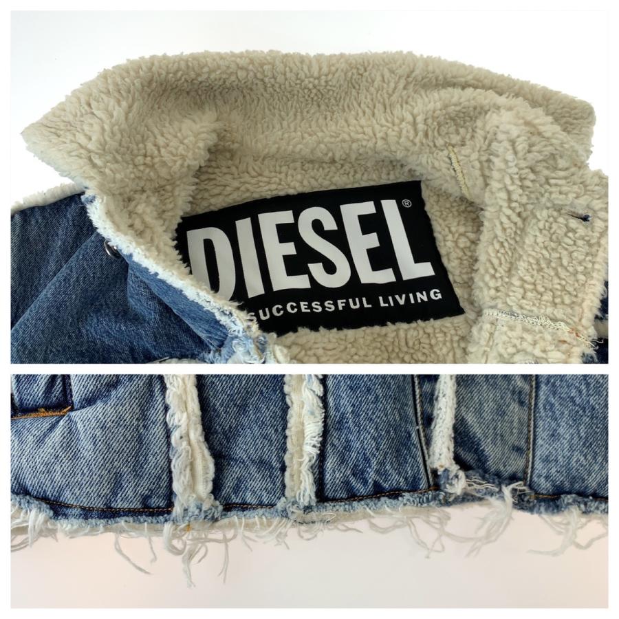 DIESEL（ディーゼル） 美品 ヴィンテージウォッシュ加工 裏ボア 中綿