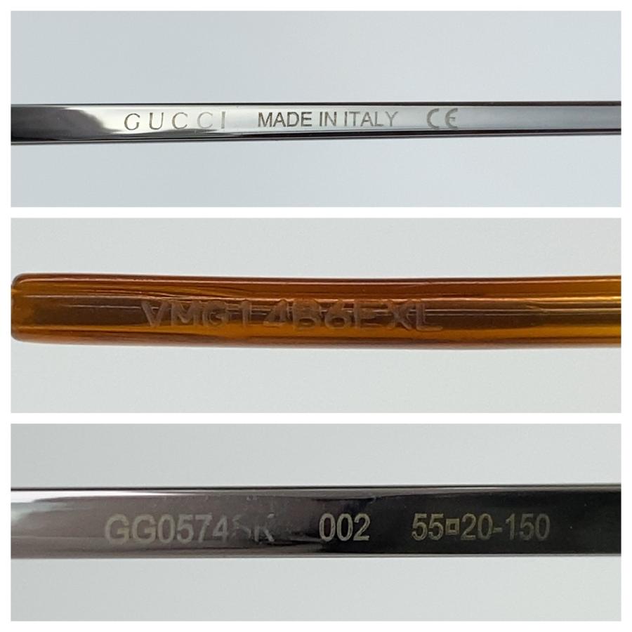 GUCCI（グッチ） アジアンフィット シルバー 銀 ブラウン 茶