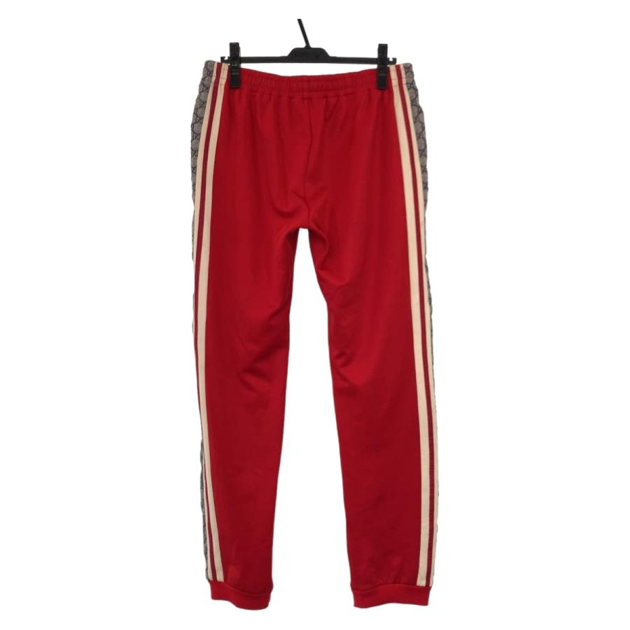 美品 GUCCI グッチ テクニカルジャージ サイドライン GG柄 サイズL レッド 545603 XJAC0 トラックパンツ ジャージー 403570 | GUCCI | 01