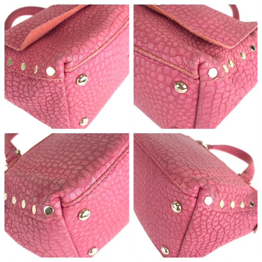 美品 ザネラートピンクレザー2wayバッグ （極美品ザネラート 